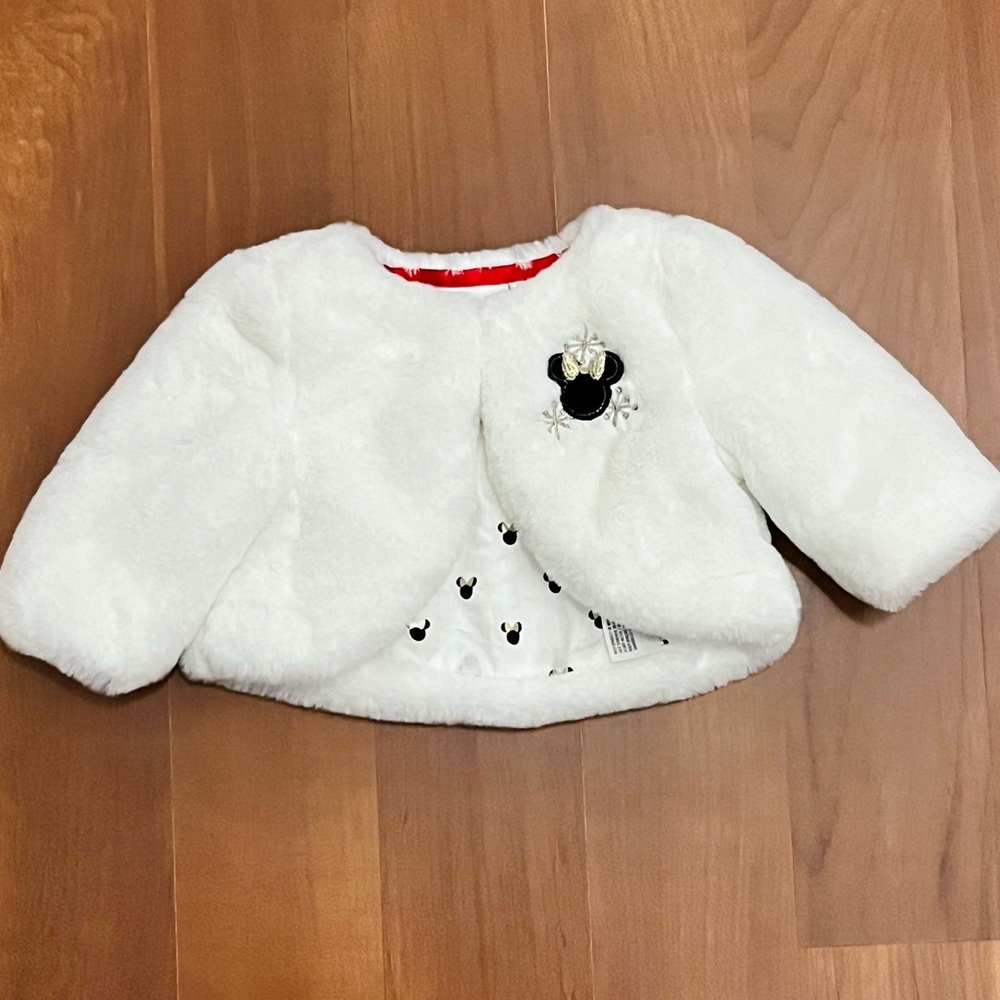 Disney Baby Faux Fur Dress Coat  NWOT